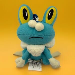 Froakie Pokemon Plush X/Y Nintendo 7" Stuffed Animal 2014 Tomy Keychain